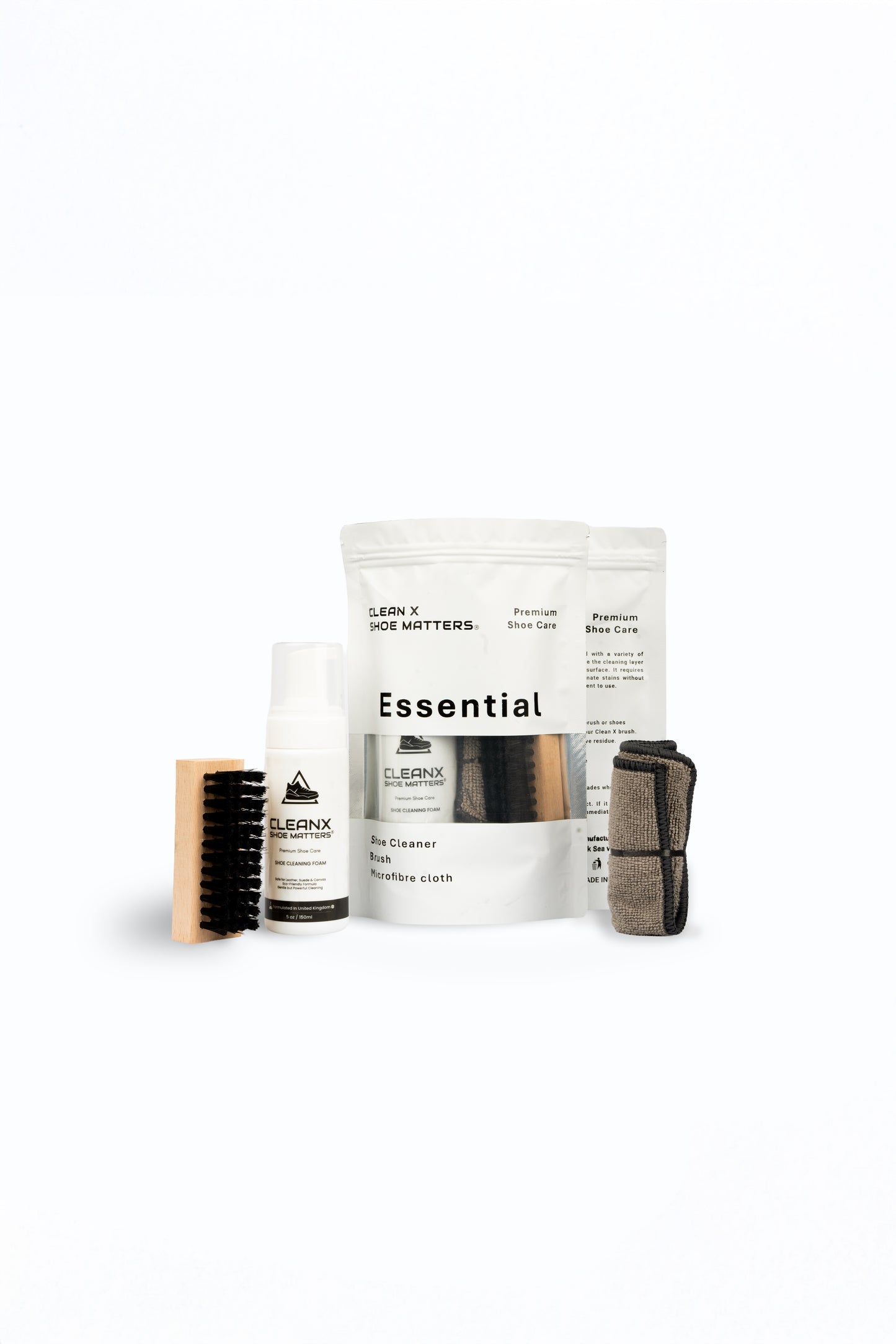 CLEANX™ Essential Travel Pack – Premium Sneaker Care